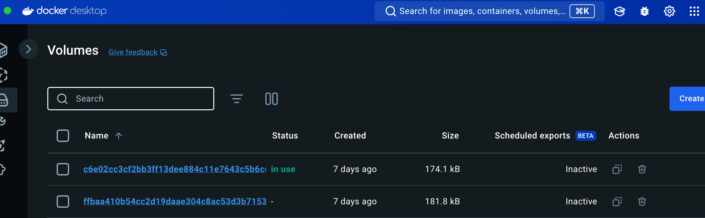 Docker volume mapping